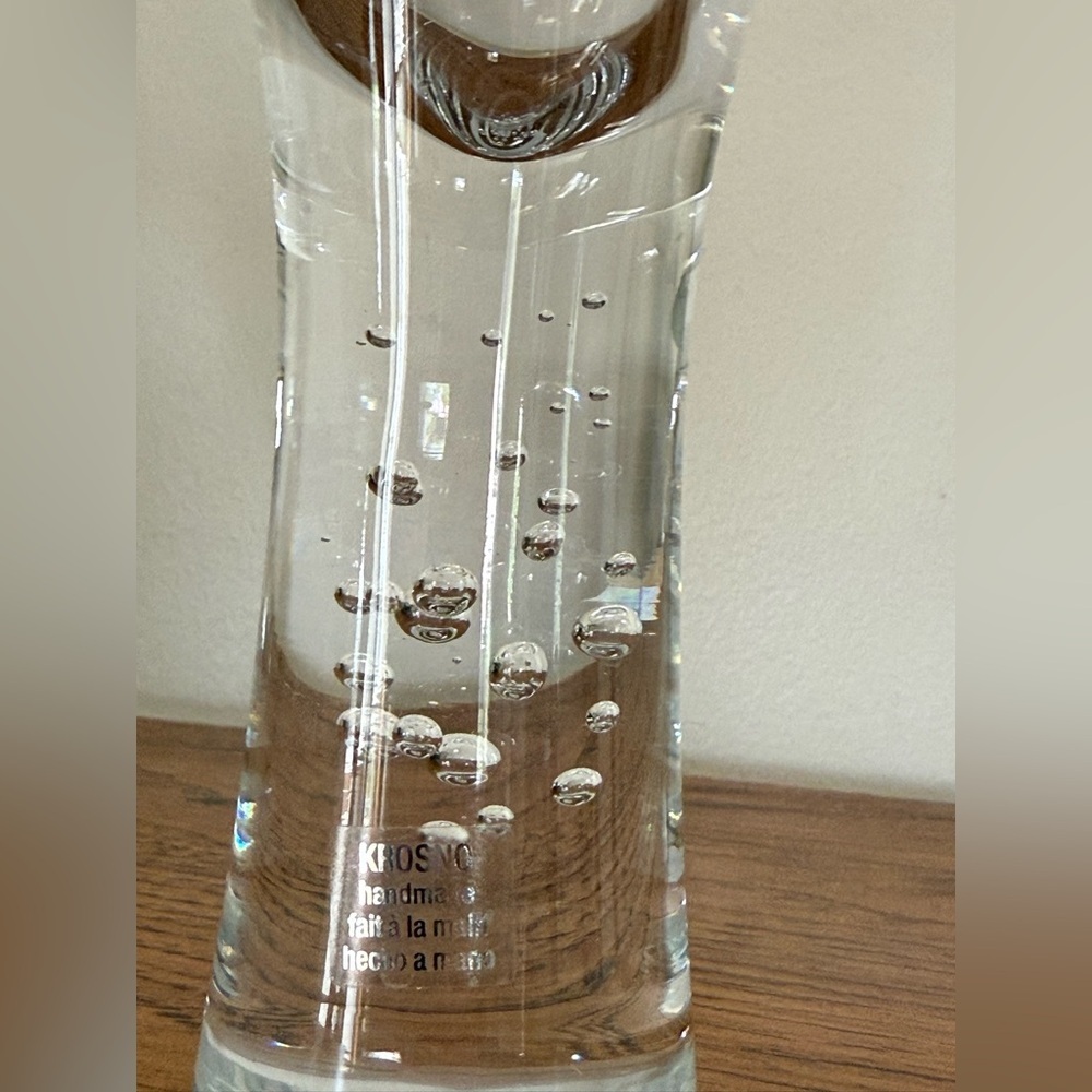 Crate & Barrel Krosno Verve Wine Glass Controlled Bubbles 10 OZ - Picture 4 of 8